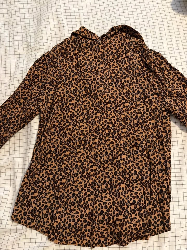 Balzac Paris Leopard George Shirt Women Size 8 - photo 3