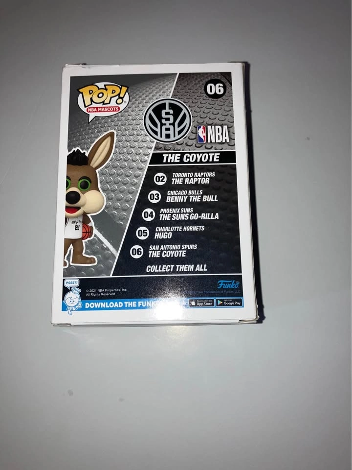 Funko Pop NBA Mascots 06 San Antonio Spurs The Coyote - photo 3