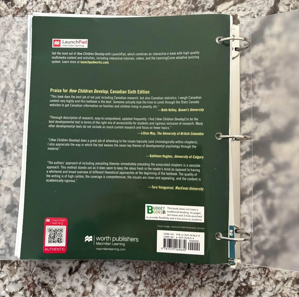 How Children Develop Canadian Sixth Edition - photo 3