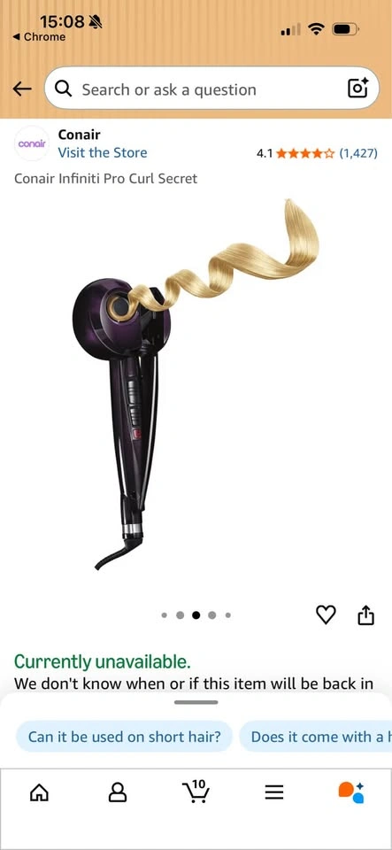 Infinite Pro Conair Hair Curler - photo 3