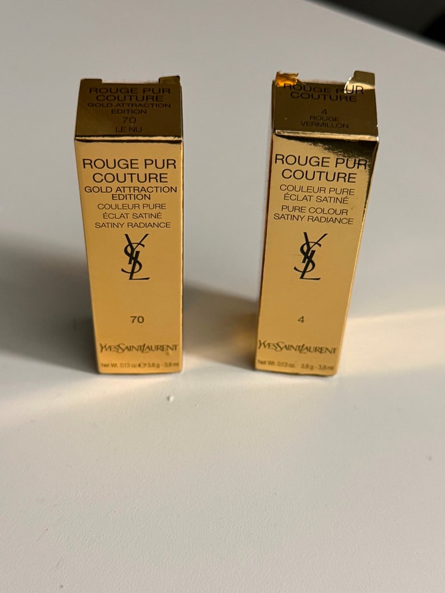 YSL Rouge Pur Couture Lipsticks (NEW) – Gold Edition