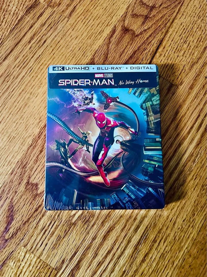 Spider-Man No Way Home 4K UHD Steelbook - New/Sealed