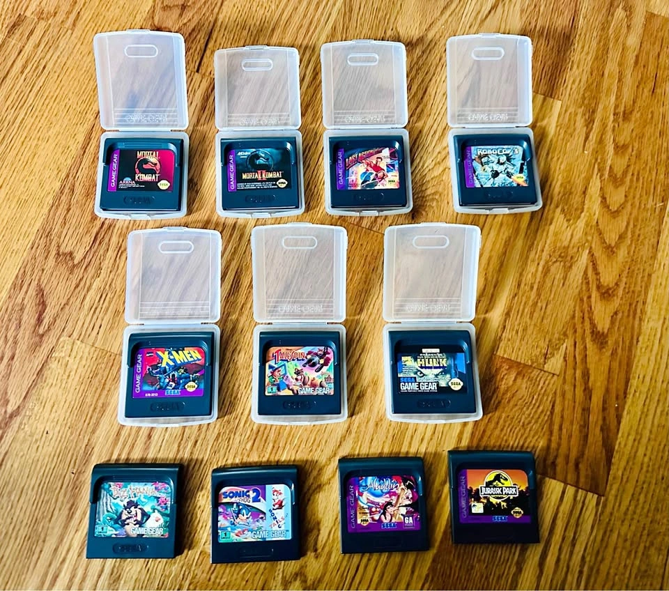 Lot of 11 Sega Game Gear Games w/ Cases