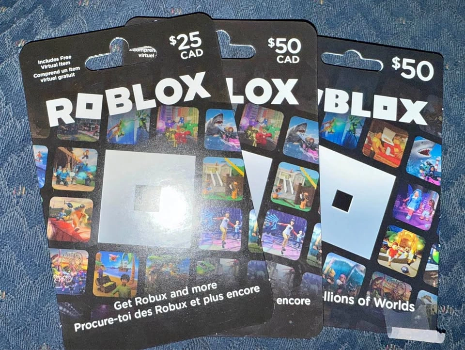 $125 in Robux Giftcards