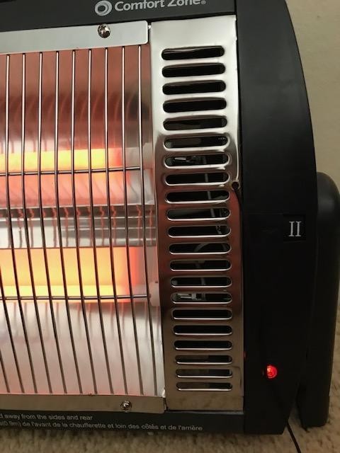 Comfort Zone Ceiling Mounted Dual Quartz Radiant HEATER For PART