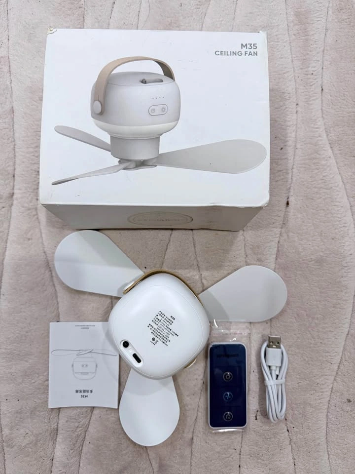 Portable Ceiling Fan M35 - Remote Control - Brand New - $10