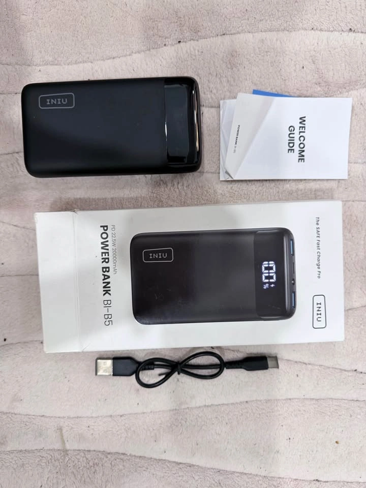 🔥 INIU 20000mAh Power Bank – Fast Charge, Brand New