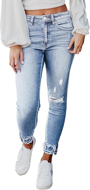 Women's Size 6 Skinny Jeans High Rise Stretch Denim Pants