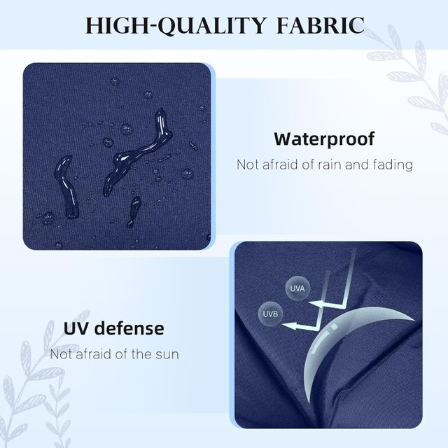 NEW Outdoor Chair Cushions with Ties, Waterproof - photo 4
