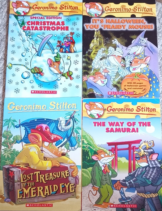 10 Sets of 4 Geronimo Stilton Books by Scholastic