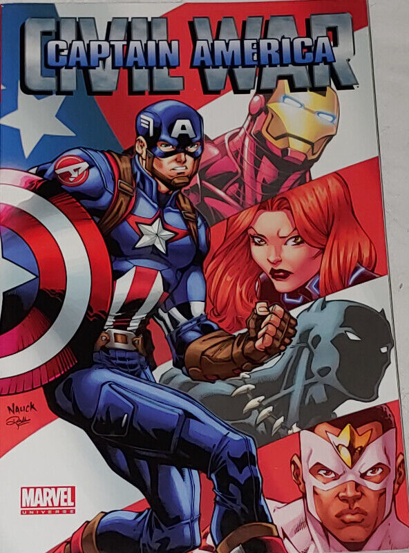 Captain America Civil War Comic Book