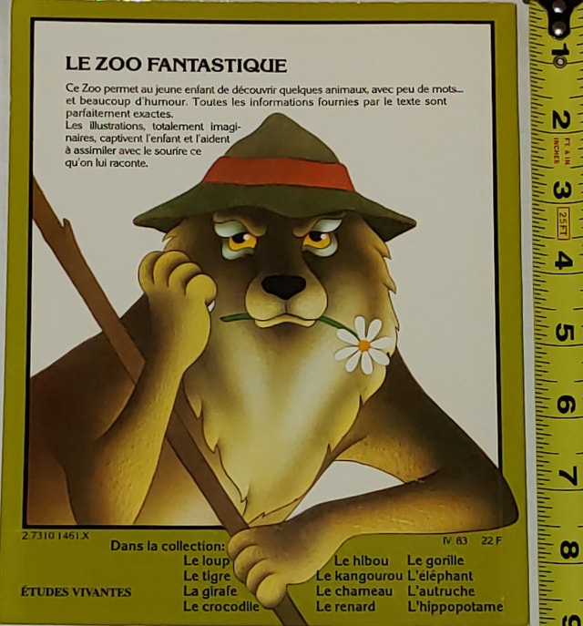 Le Loup Livre FRENCH BOOK by Le Zoo Fantastique - photo 2