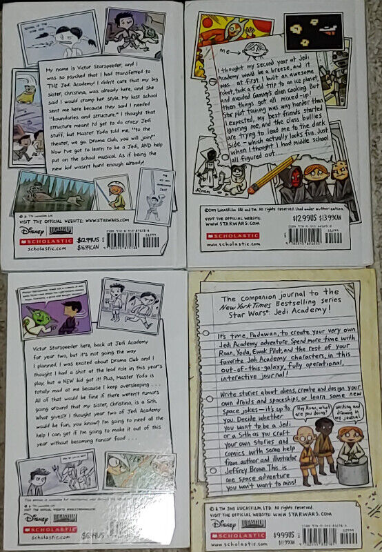 4 Star Wars Jedi Academy Books - photo 2