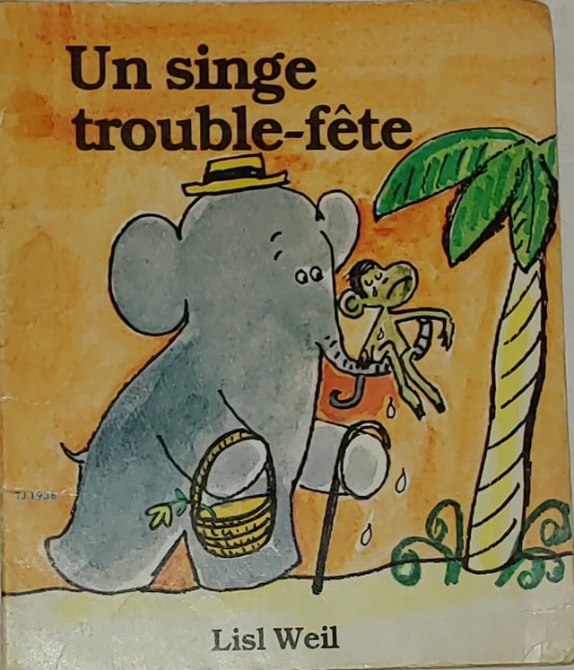 Un Singe Trouble-Fete Livre FRENCH BOOK by Scholastic