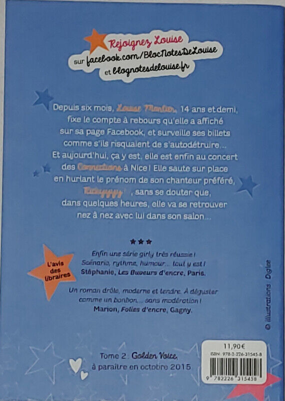 Le Bloc-Notes de Louise Fan de Lui Livre FRENCH Book - photo 2