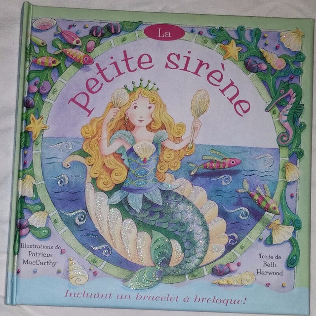 Qty 2 x Le Petite Sirene Books - French Hard Cover