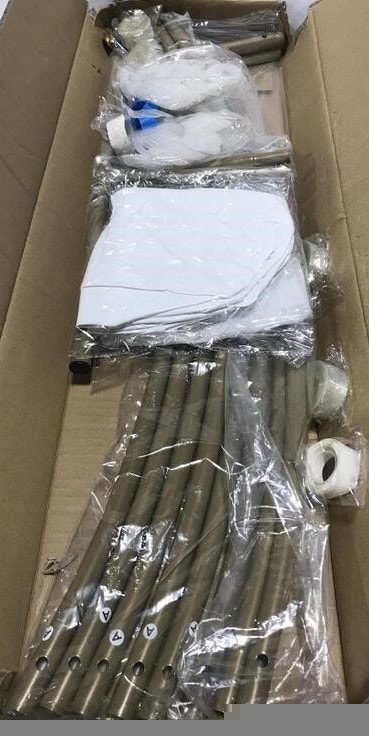 NEW Chamvis Metal Balloon Wedding Round Arch Kit, 7.2ft Gold - photo 2