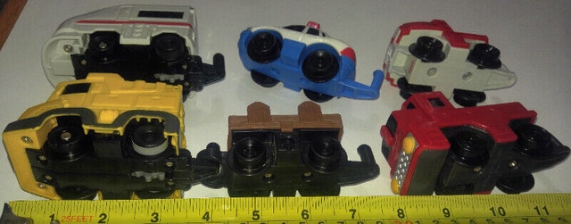 Qty 6 Fisher Price GeoTrax Cars & Tow Truck Rescue Set - photo 2