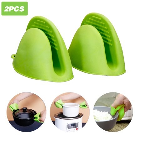 Mini Silicone Oven Mitts, Finger Protector Pot Holder