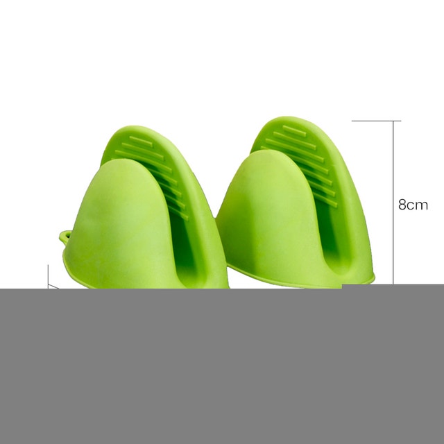 Mini Silicone Oven Mitts, Finger Protector Pot Holder - photo 2