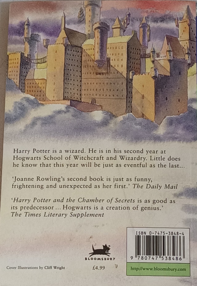 Harry Potter and The Chamber of Secrets Book - photo 2