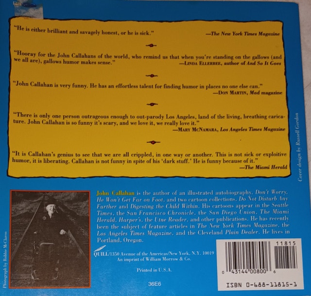 Do What He Says!: He's Crazy!!! by John Callahan Book - photo 2