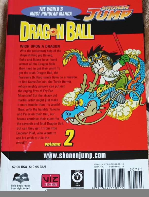 Dragon Ball English Manga Volume 2 - photo 2