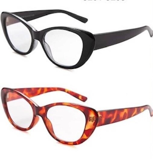 2 Pairs Uread Reading Glasses - Blue Light Blocking 2.5+