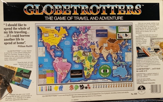 Vintage GLOBETROTTERS Board Game IRWIN COMPLETE Travel Adventure - photo 2