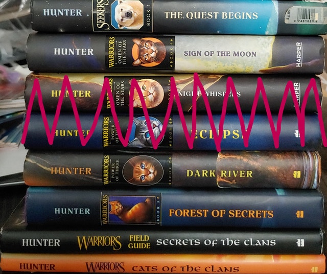 Warriors Seekers Hard Cover Books w/ Slip Covers