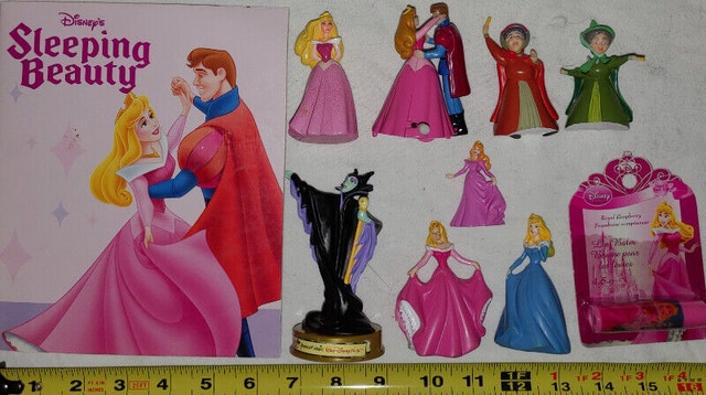 Disney Princess Aurora Sleeping Beauty Book & Toys