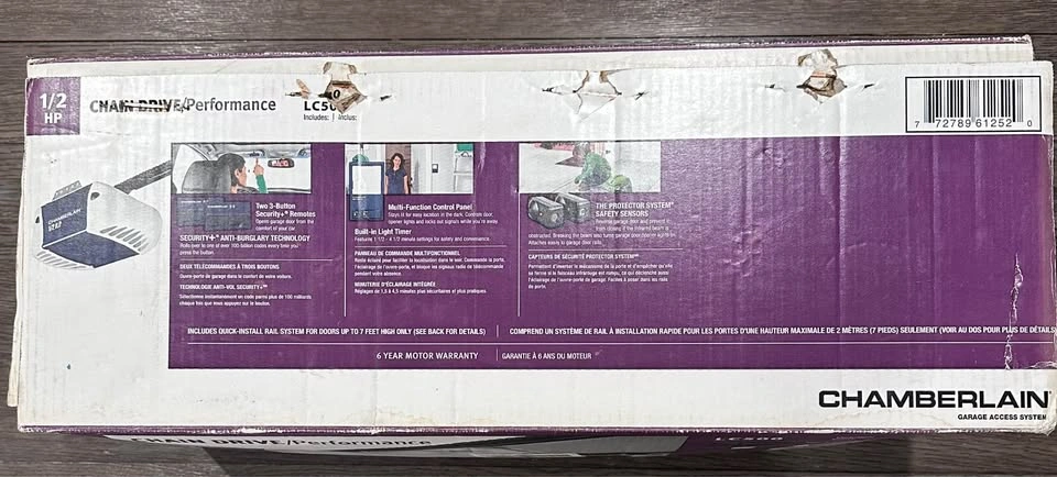 Chamberlain 1/2 HP Garage Door Opener (LC500) - New Kit - photo 3