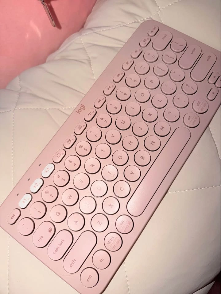 Logitech Wireless Keyboard and Mouse Pink - photo 2
