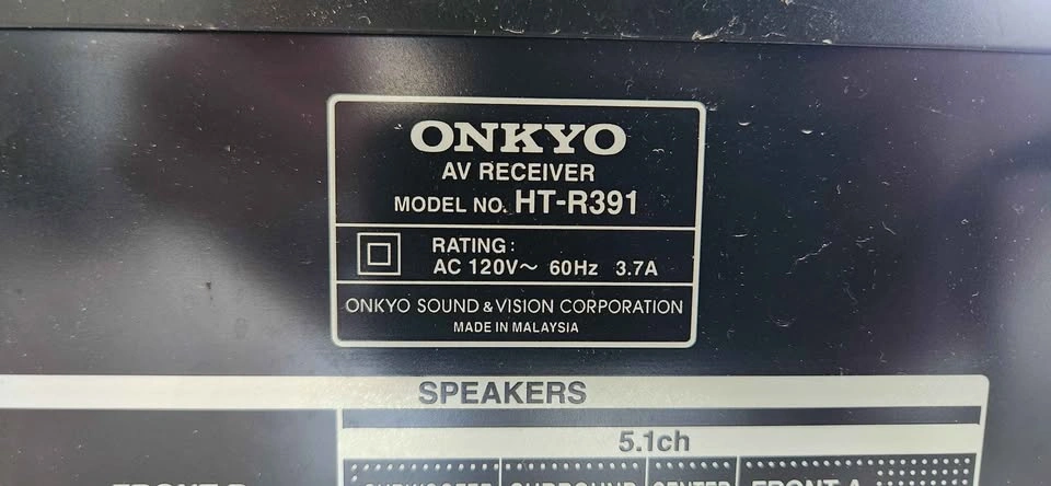 Onkyo HT-R391 5.1-Channel Home Theater System - photo 4