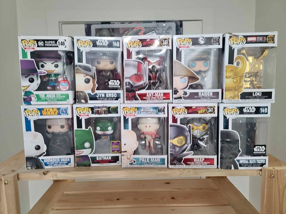 10 Assorted Funko Pops