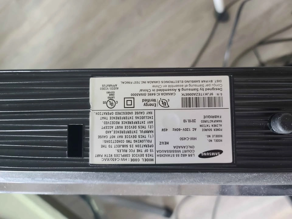 Samsung HW-C450 2.1 Channel Sound Bar with Wireless Subwoofer - photo 3