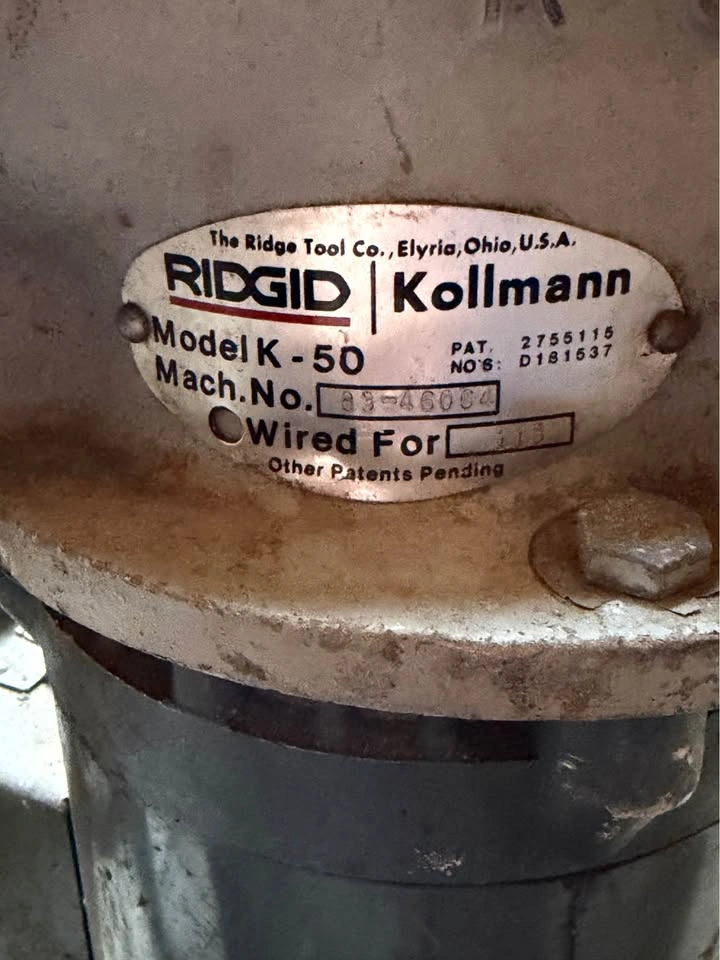 Ridgid K-50 Sectional Drain Cleaning Machine - photo 4