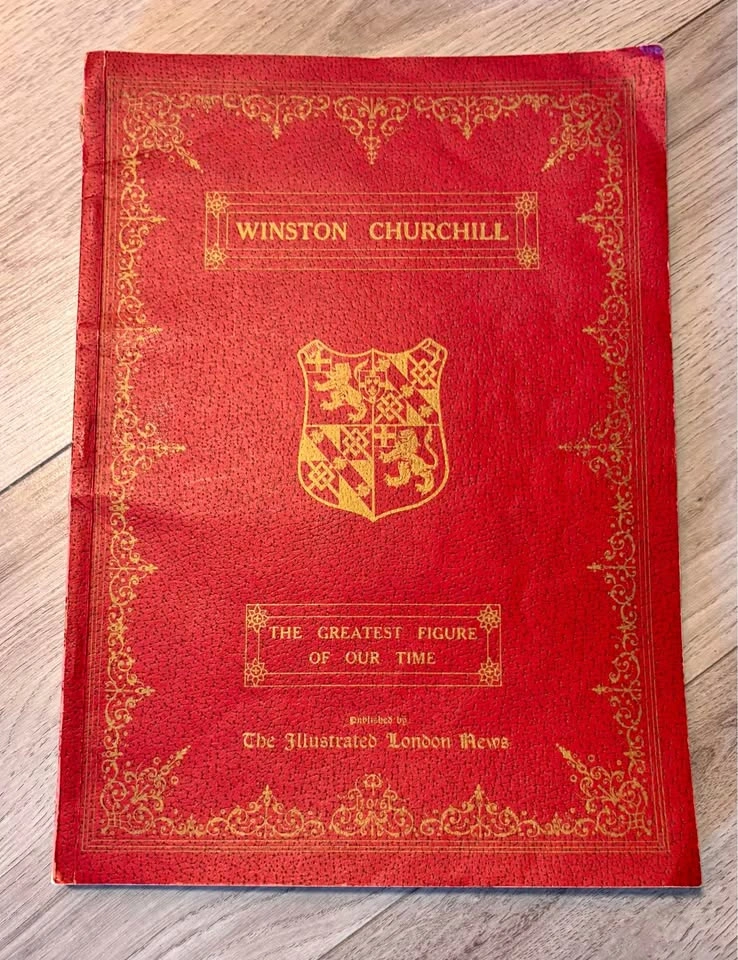 Illustrated tribute to Sir Winston Churchill's 80th birthday, 19