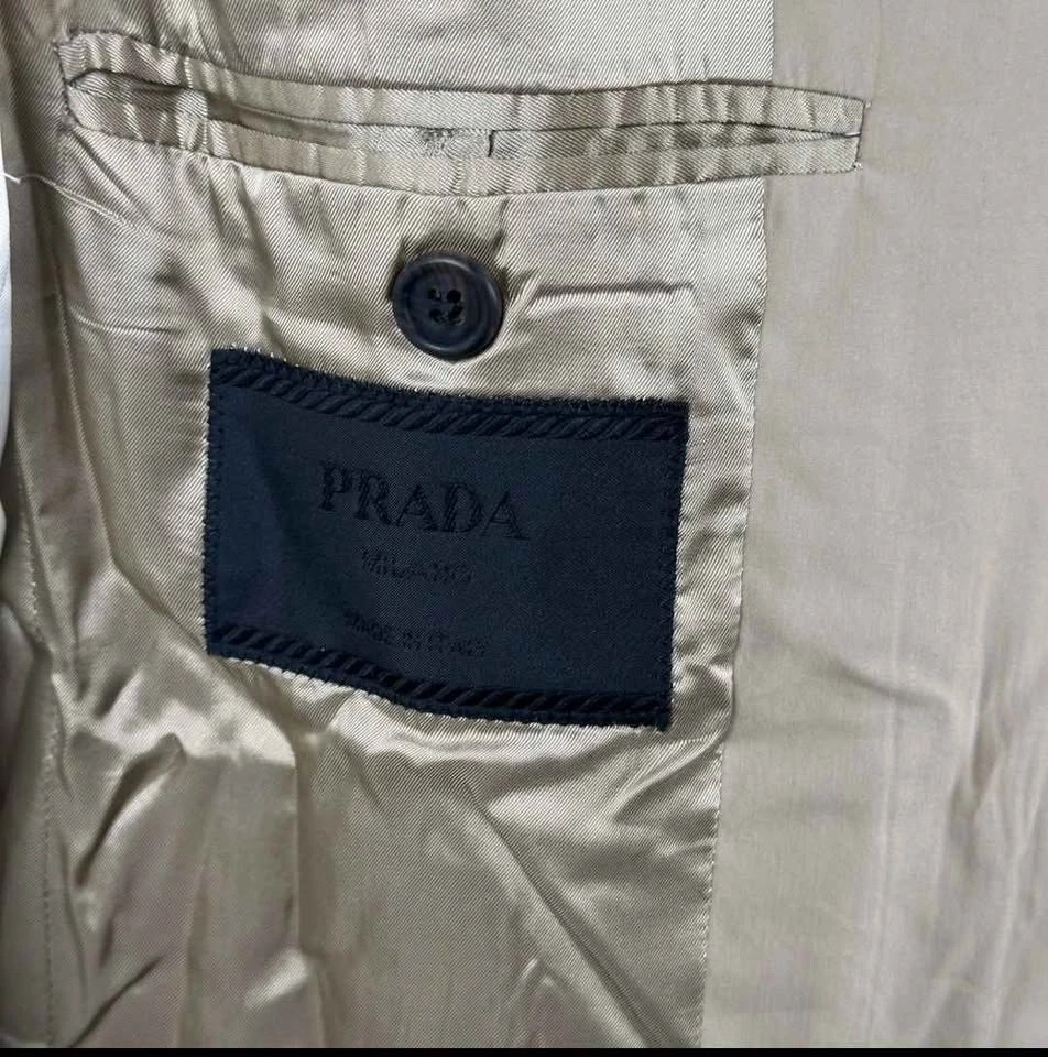 Prada Men's Beige Cotton Suit 38R - photo 5
