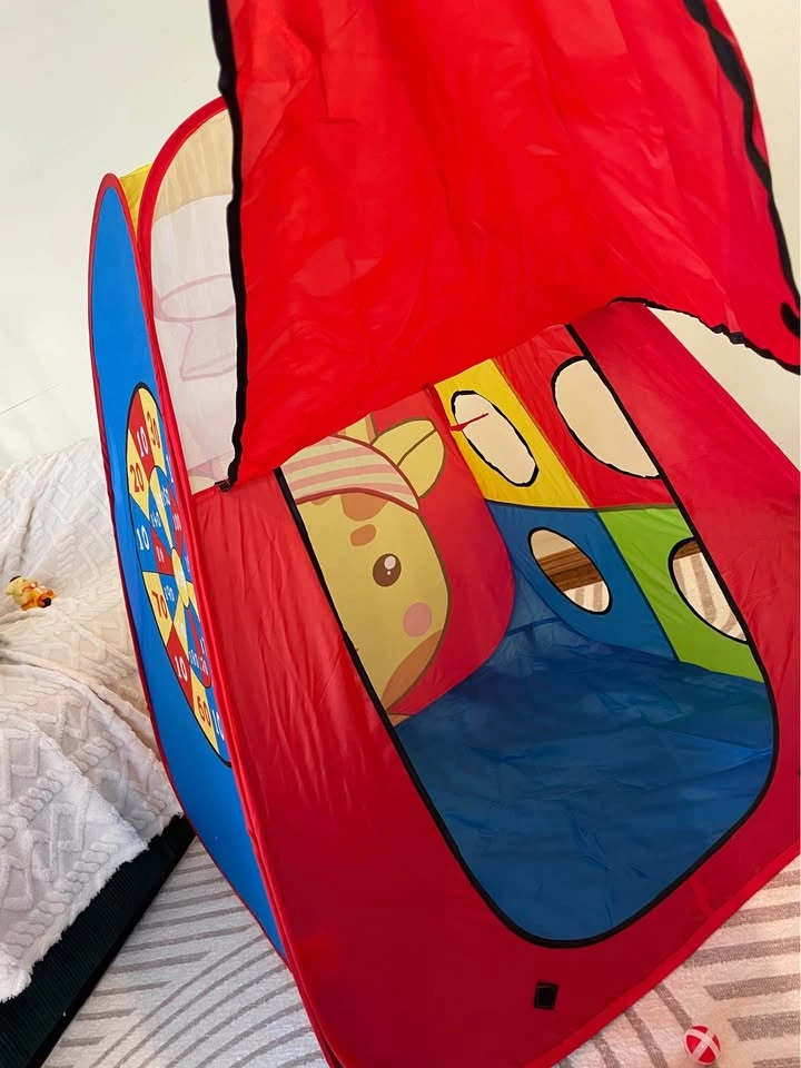 New Kids Play Tent 3 in 1 Ball Toss & Target Game Hoop - photo 2