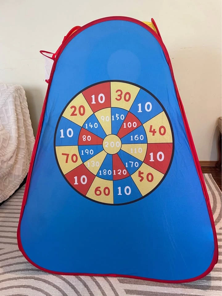 New Kids Play Tent 3 in 1 Ball Toss & Target Game Hoop - photo 3