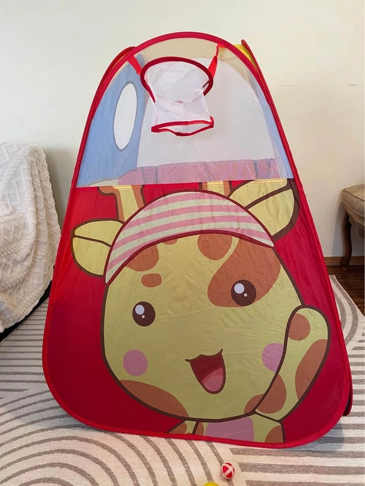 New Kids Play Tent 3 in 1 Ball Toss & Target Game Hoop - photo 4
