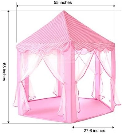 New Princess Castle Play Tent with Lights for Kids - photo 3