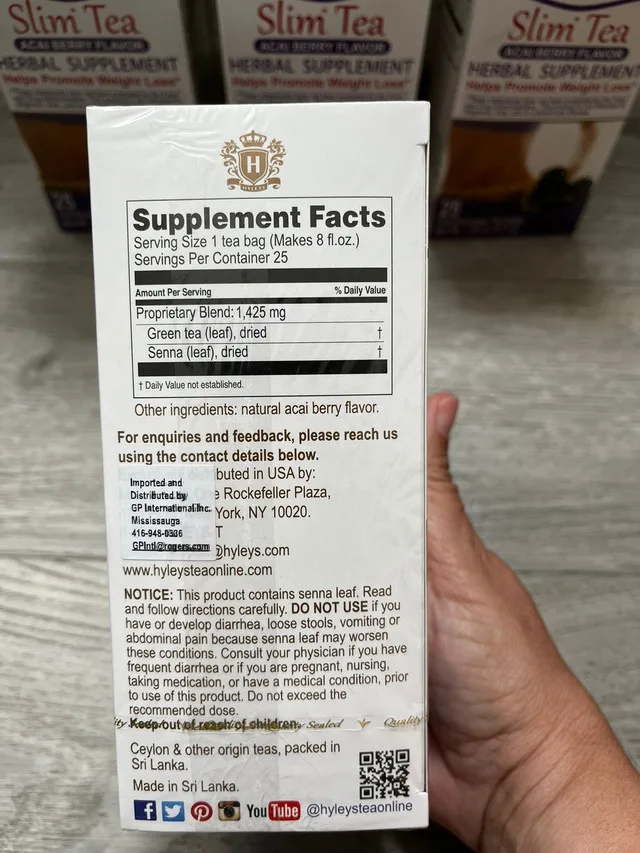 Hyleys Slim Tea image indicator(3)