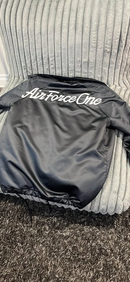 Nike Air Force One Black Coach Jacket - photo 3
