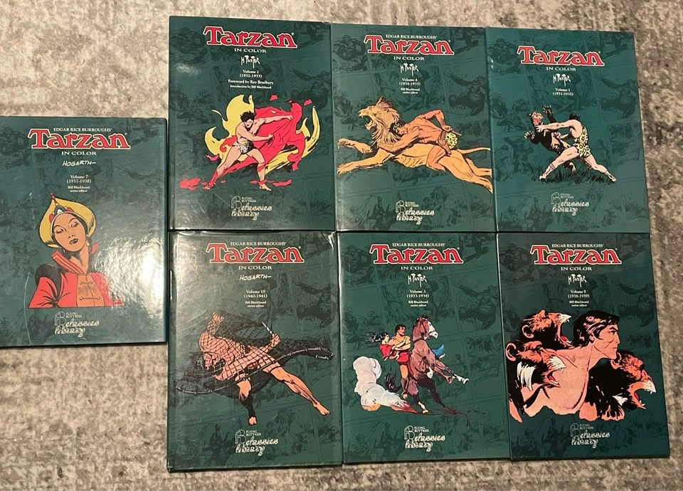 Tarzan in Color Hogarth Vol 7 (1937-1938) Hardbound Book - photo 3