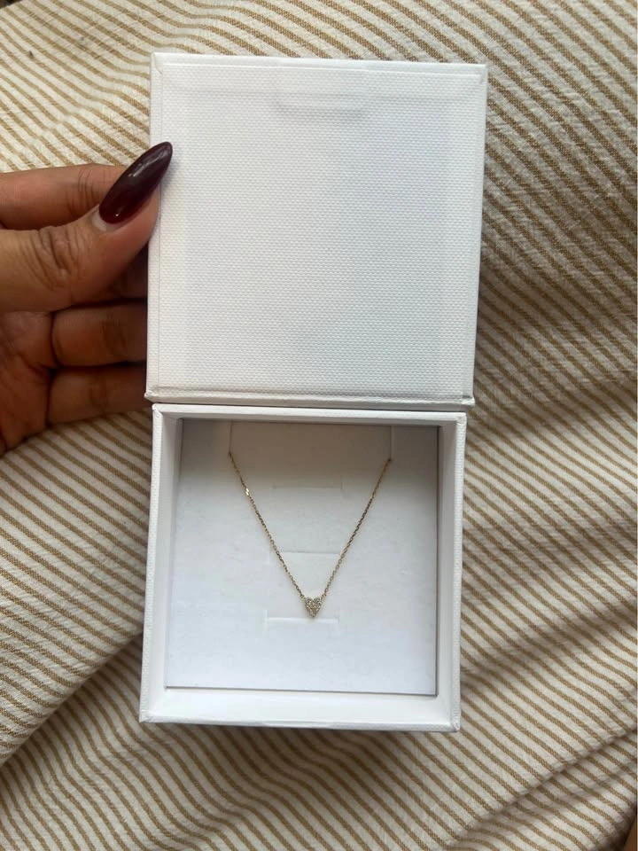 Mejuri Heart Pavé Diamond Necklace - photo 2