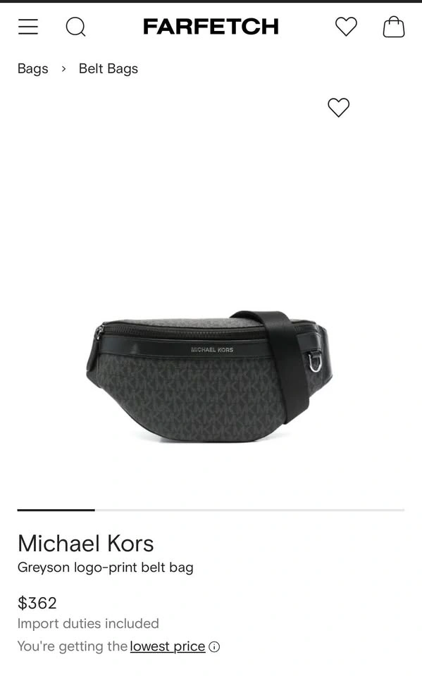 Michael Kors Greyson Logo Belt Bag - photo 4