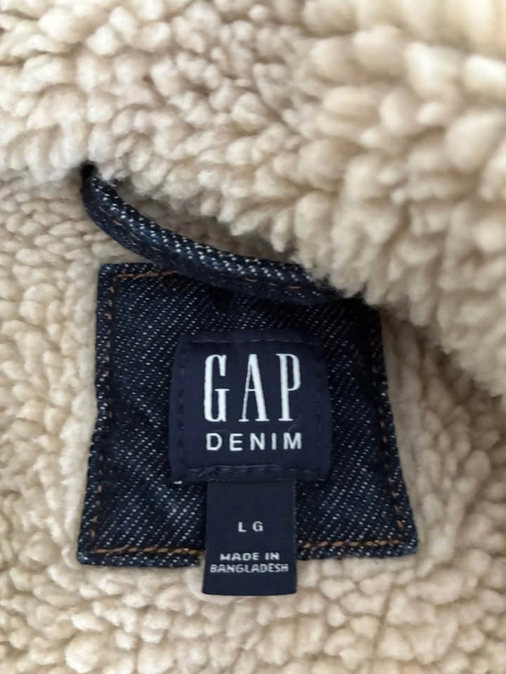 Black Puffer Jacket and Denim Sherpa Jacket - photo 3