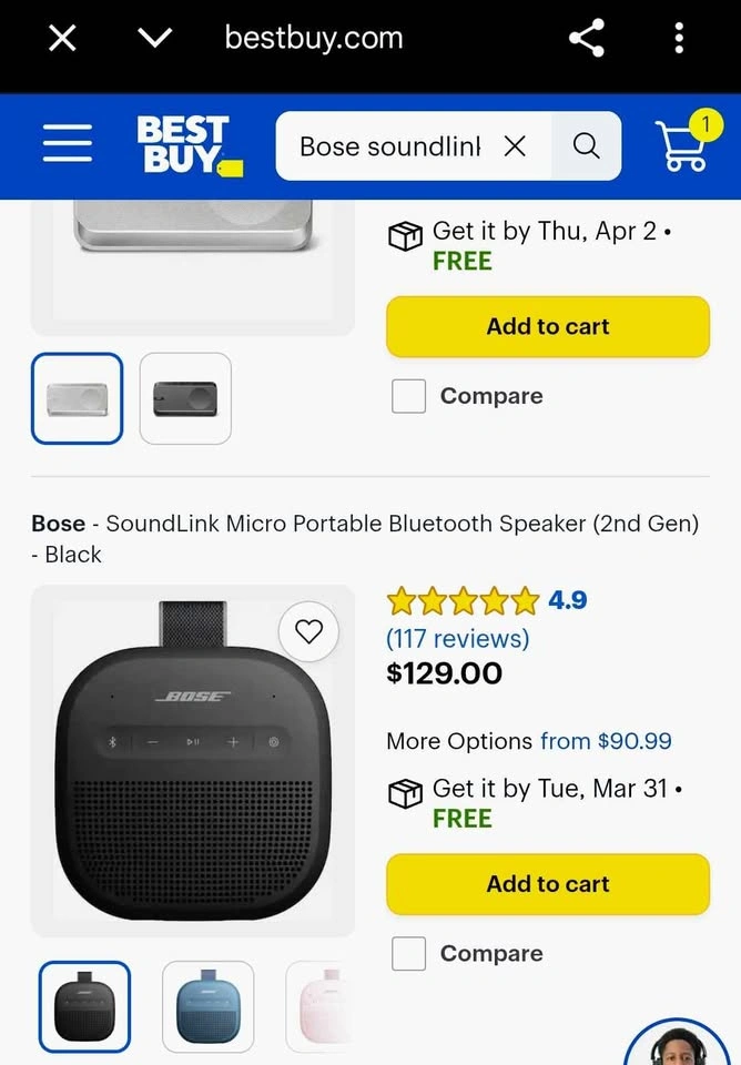BOSE BT Headphone & Speaker Bundle - photo 3